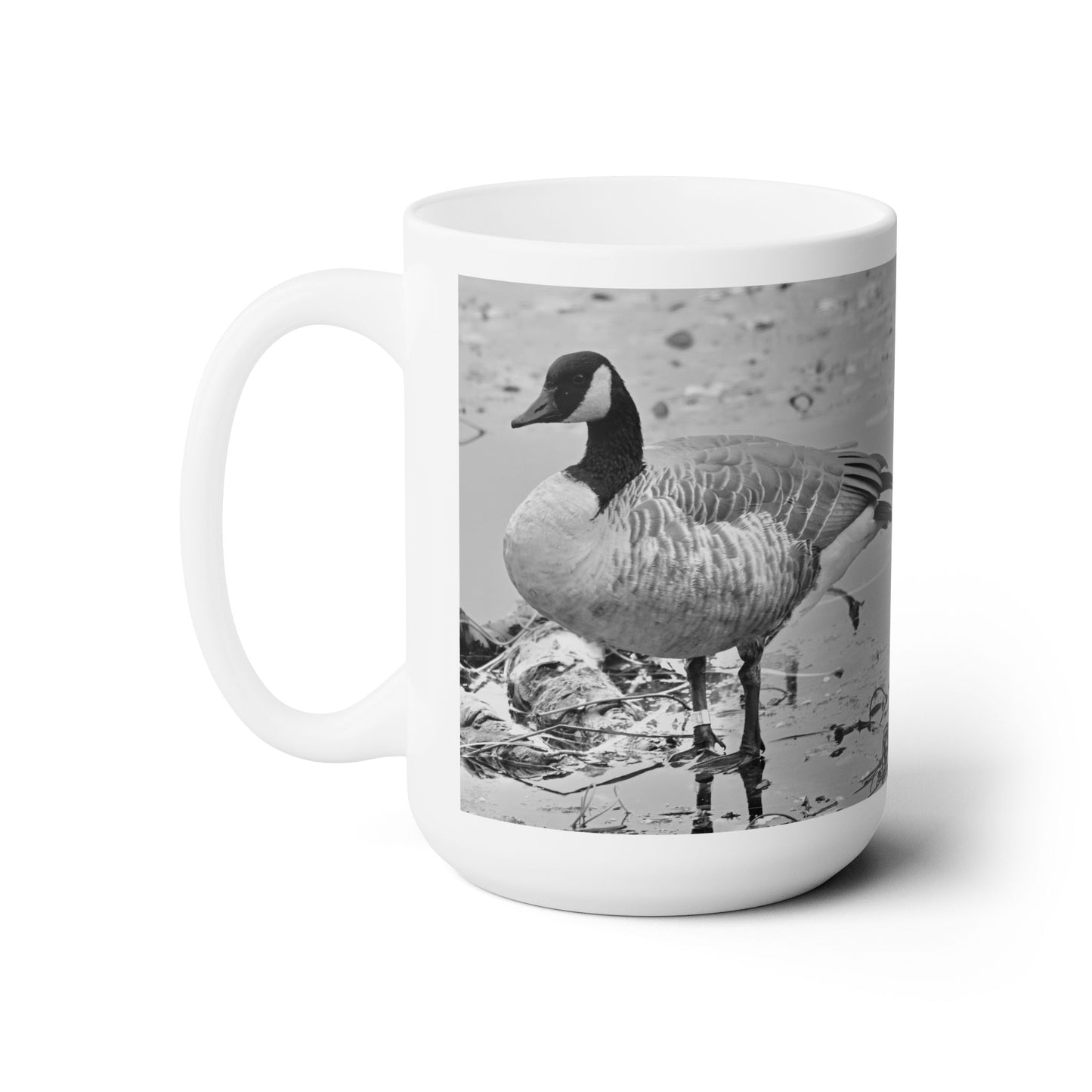 Banded Canadian Goose Ceramic Mug 15oz