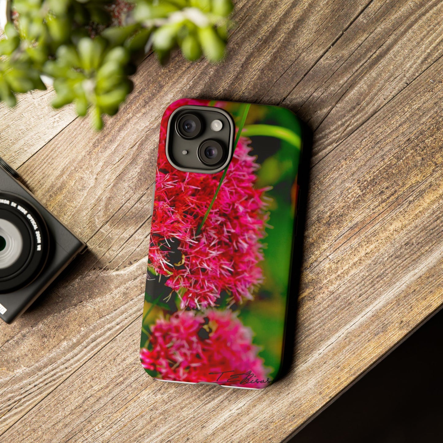 Beautiful Flower and Bee Phone Cases