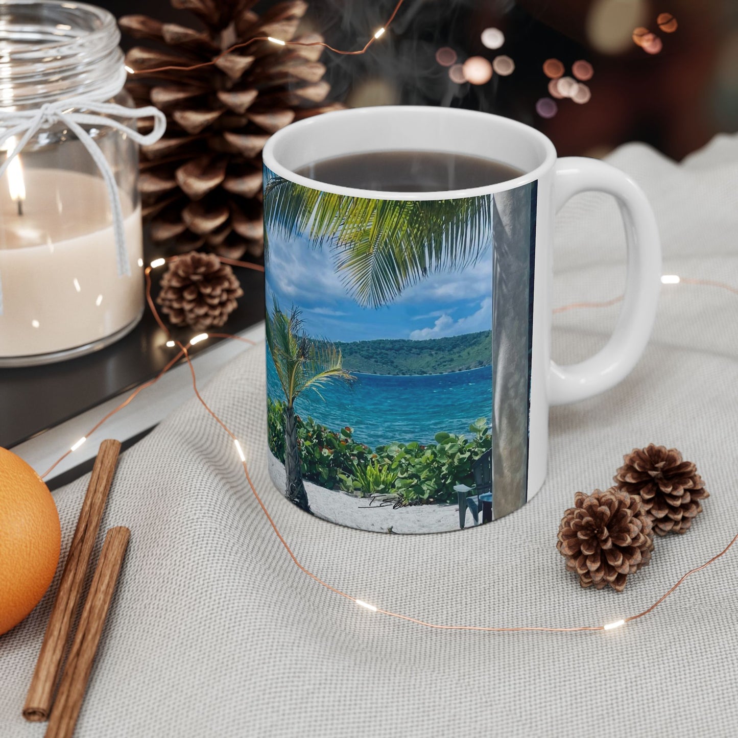 Beautiful Caribbean Sea Calling Your Name - Ceramic Mug 11oz