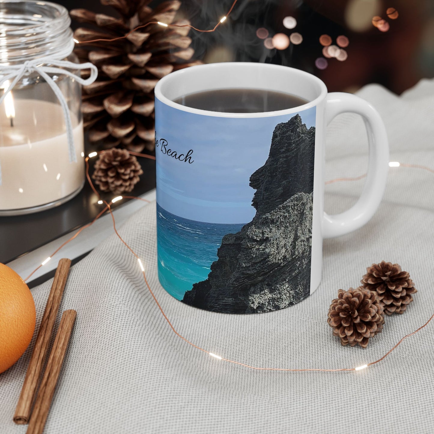 Dreaming of the Beach Ceramic Mug 11oz