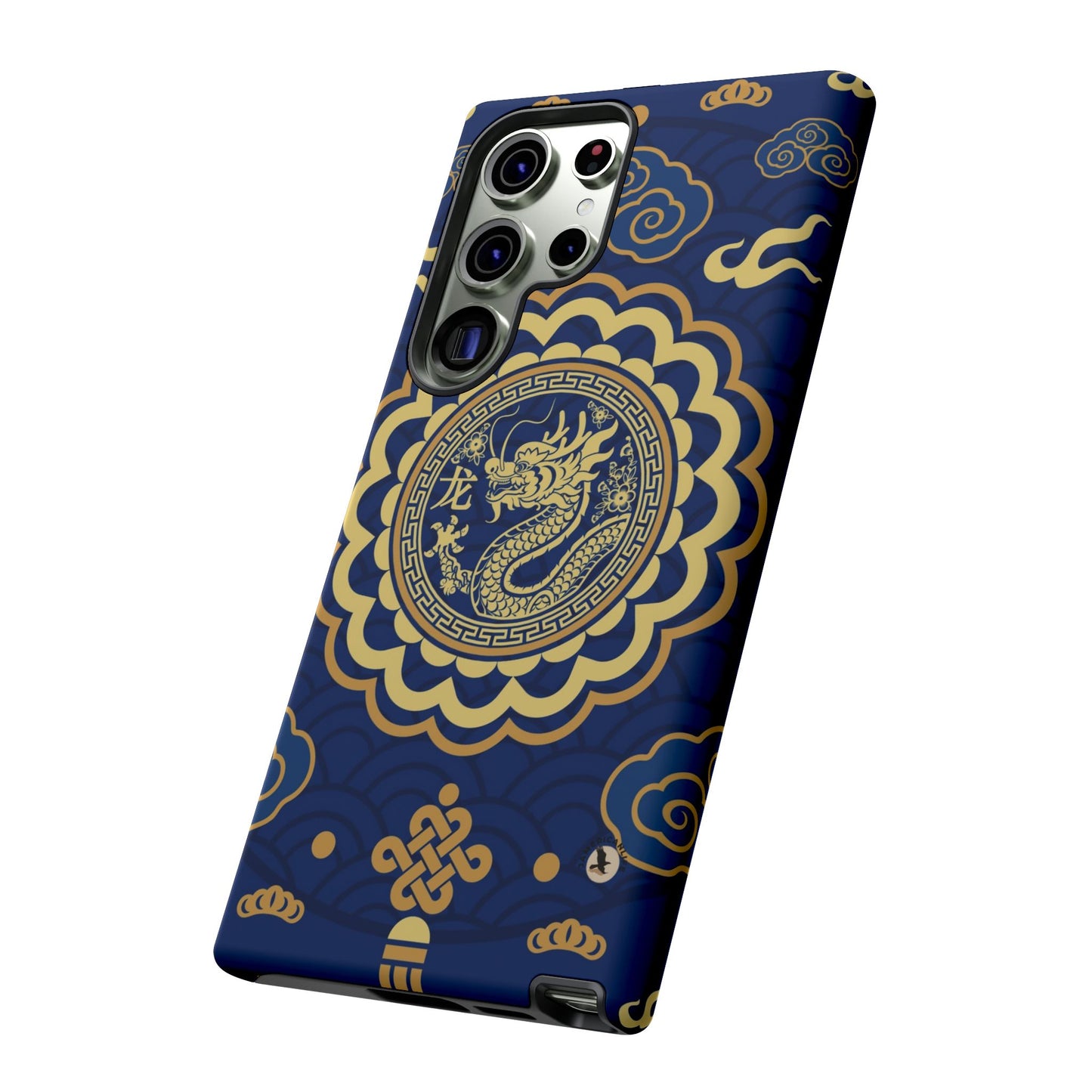 Year of the Dragon - Blue and Gold Dragon Phone Case
