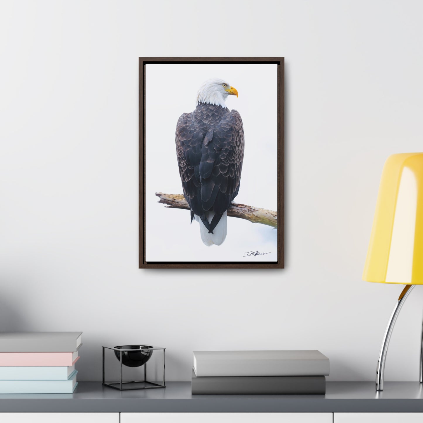 Majestic Bald Eagle Photograph on Canvas