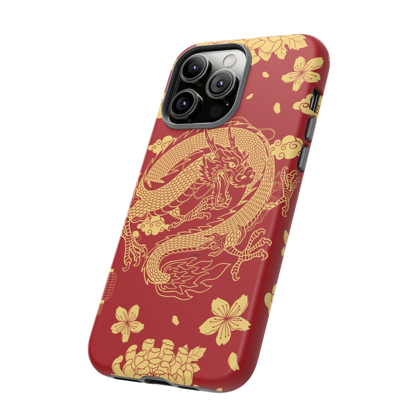 Year of the Dragon - Red and Gold Dragon - Tough Case