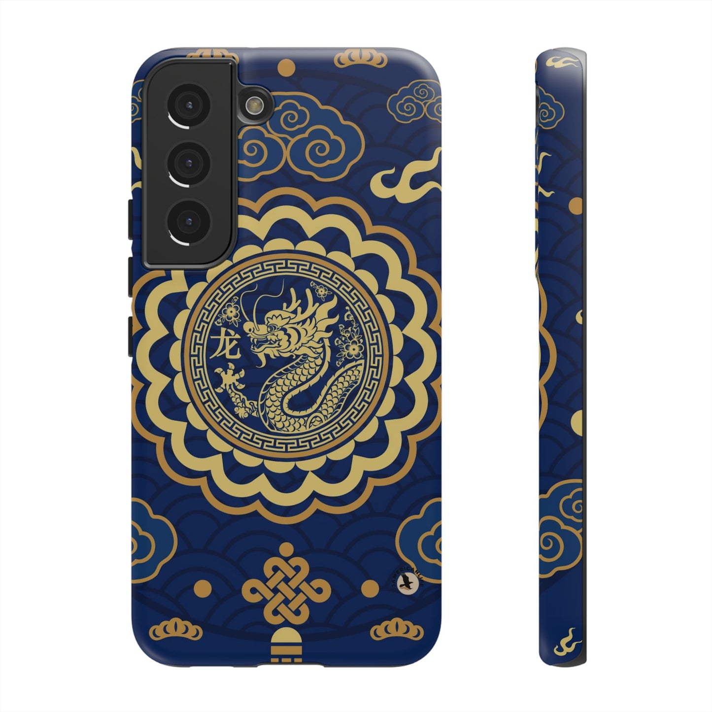 Year of the Dragon - Blue and Gold Dragon Phone Case