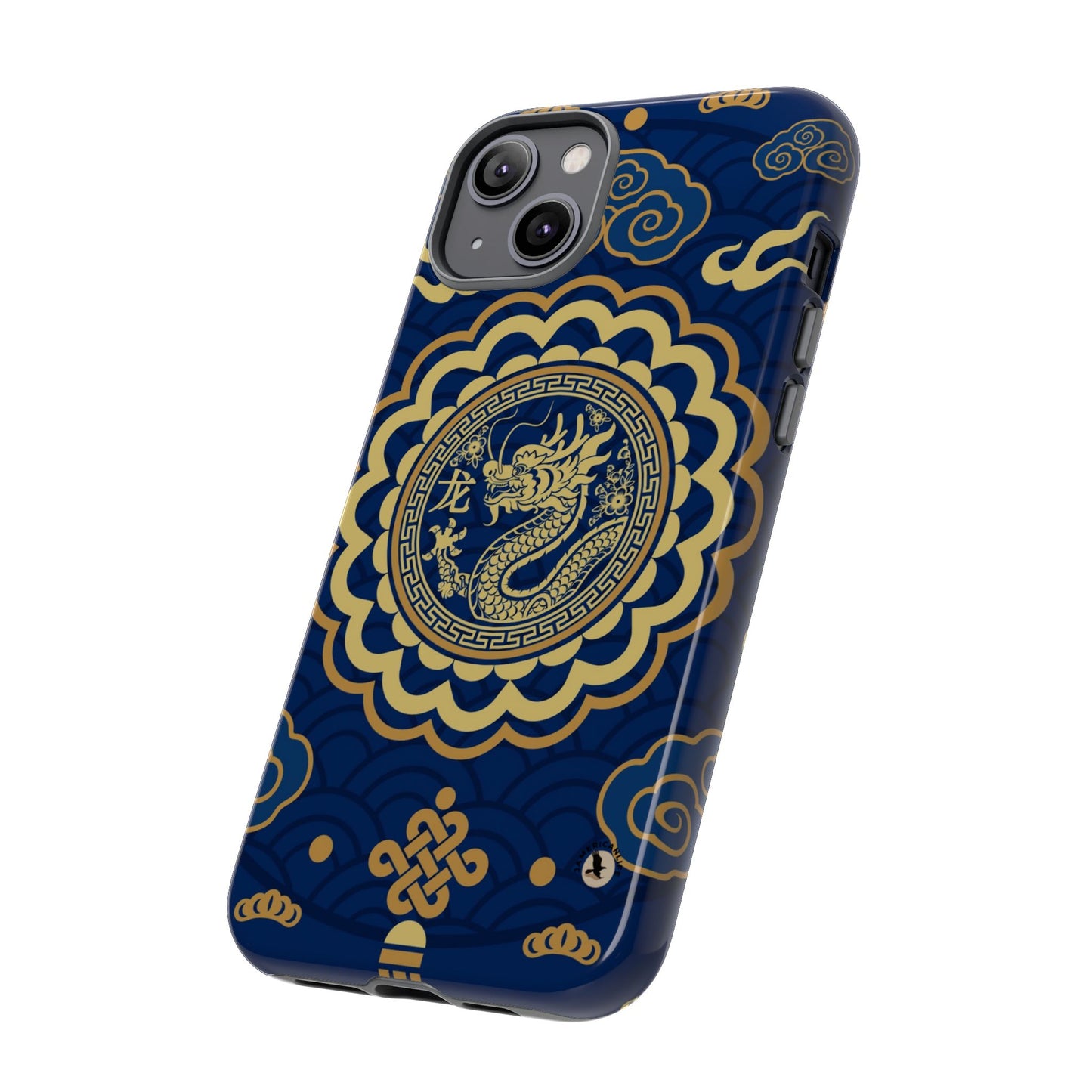 Year of the Dragon - Blue and Gold Dragon Phone Case