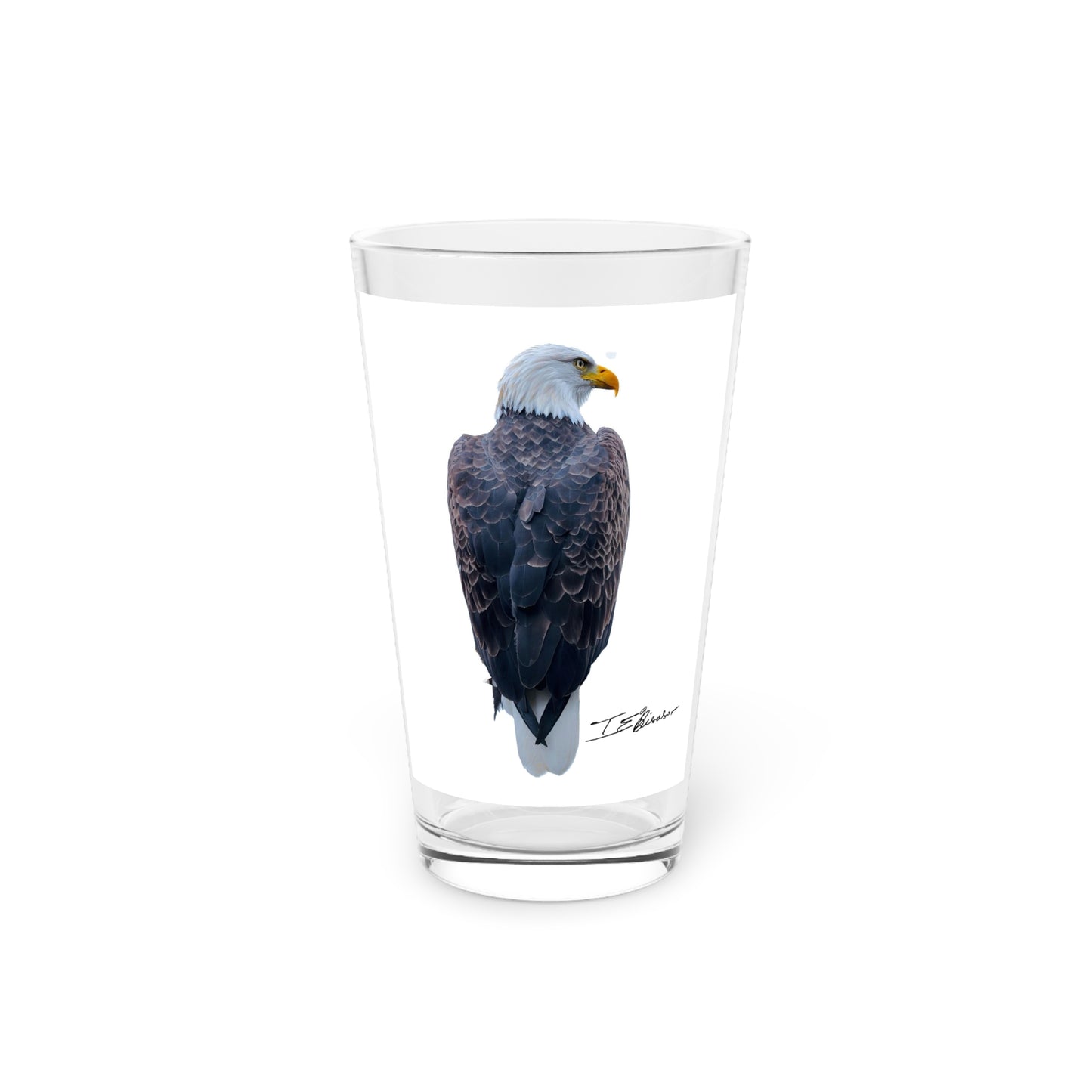 American Bald Eagle Pint Glass, 16oz