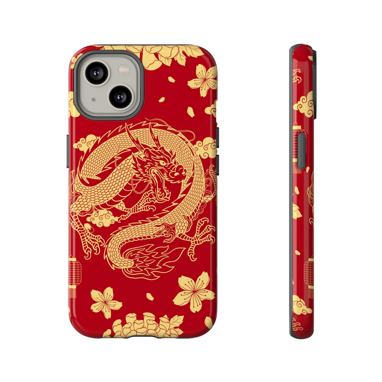 Year of the Dragon - Red and Gold Dragon - Tough Case