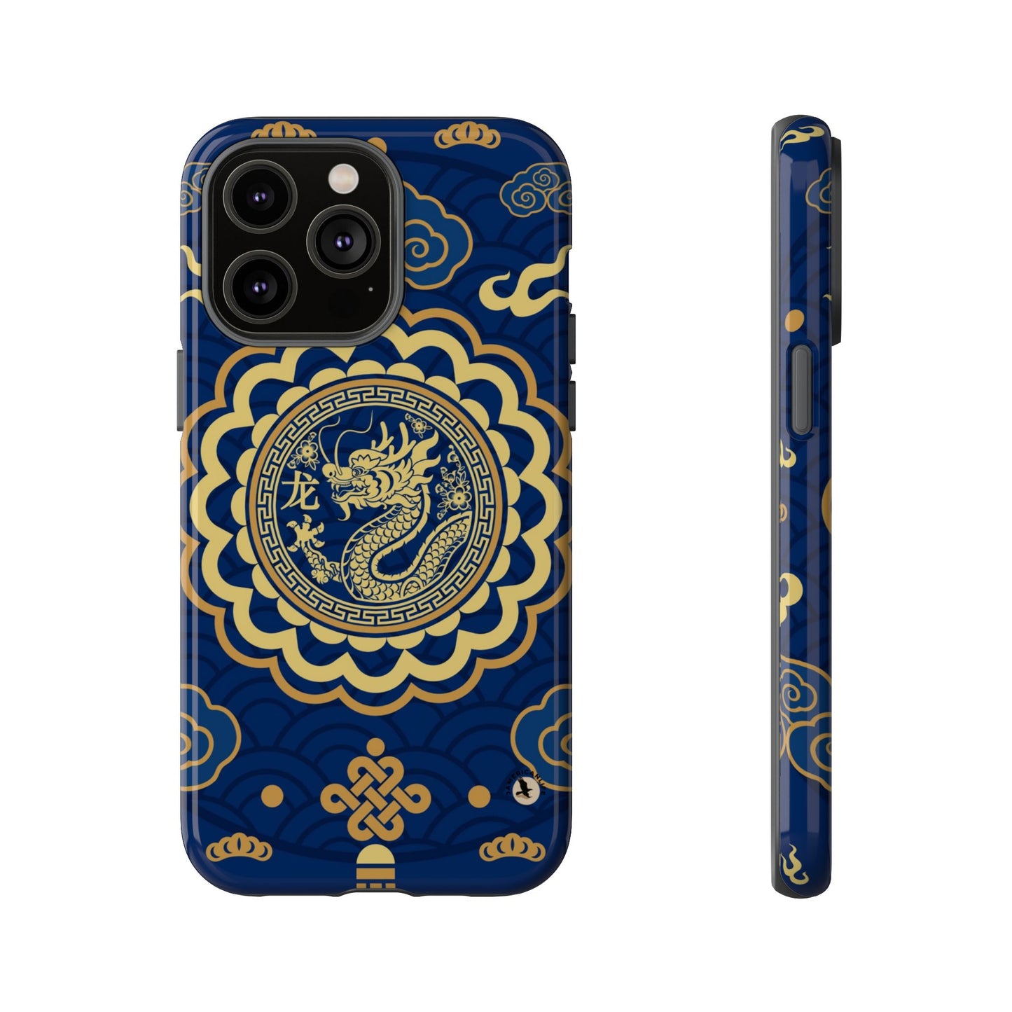 Year of the Dragon - Blue and Gold Dragon Phone Case