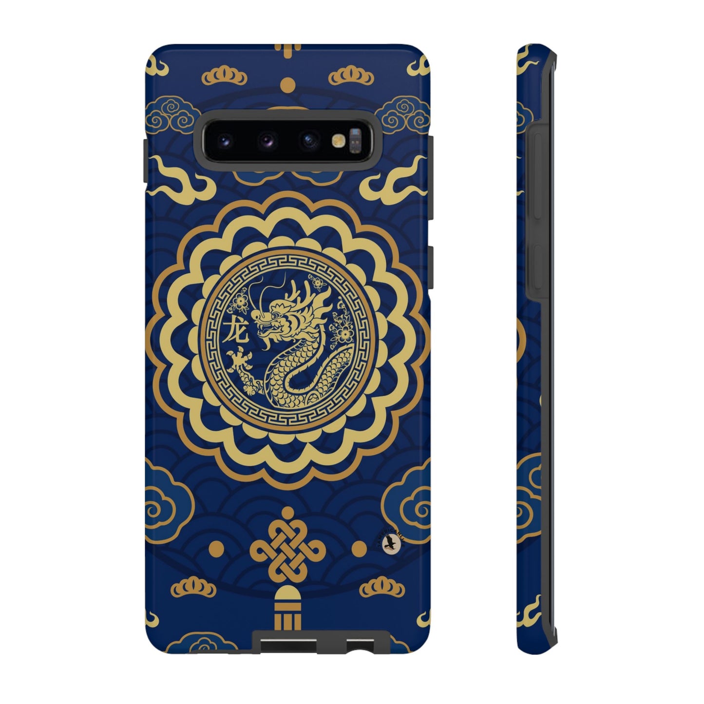 Year of the Dragon - Blue and Gold Dragon Phone Case