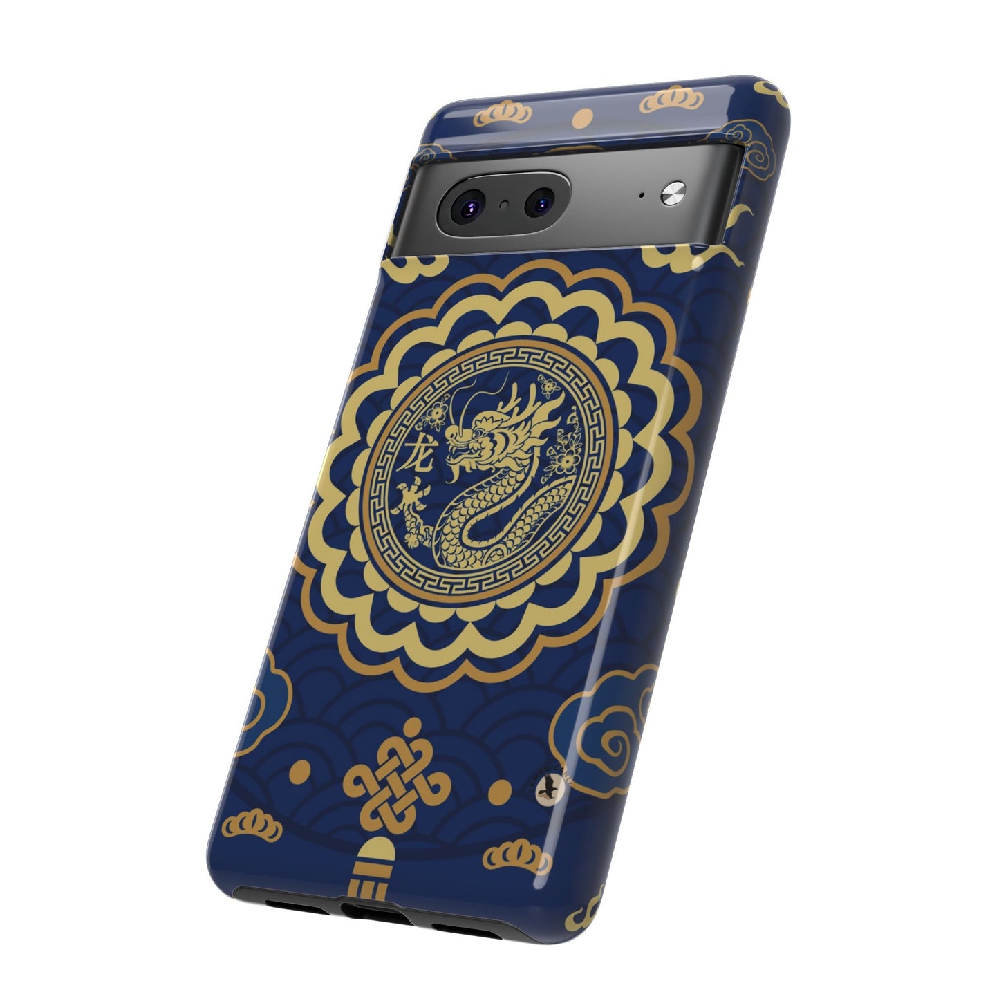 Year of the Dragon - Blue and Gold Dragon Phone Case