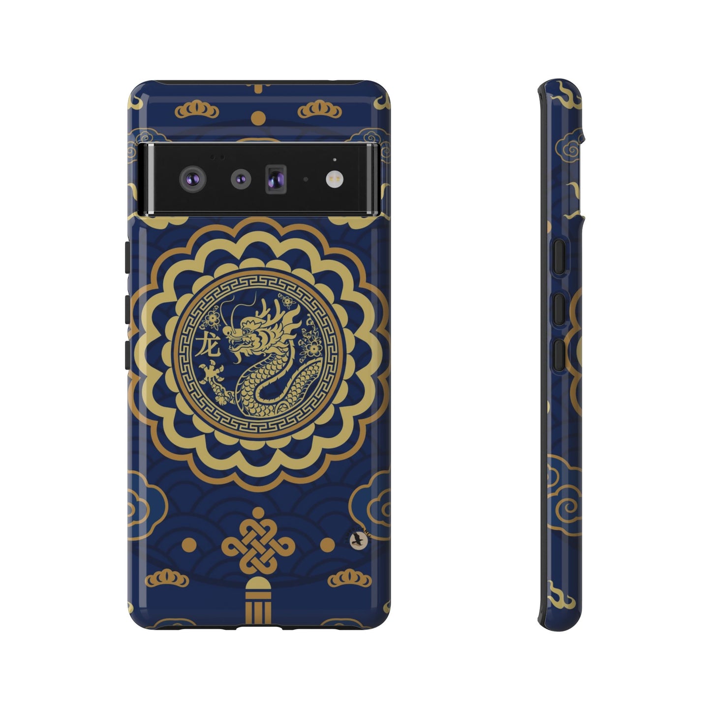 Year of the Dragon - Blue and Gold Dragon Phone Case