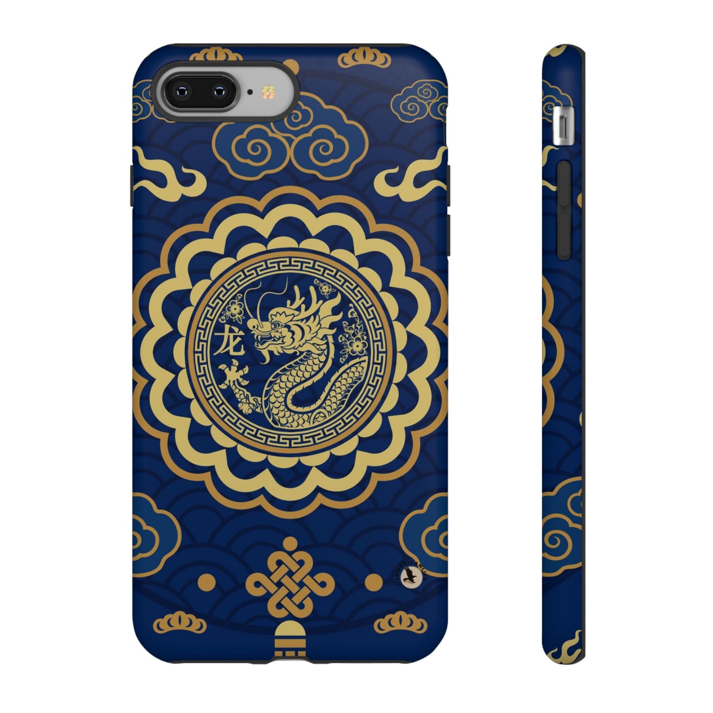 Year of the Dragon - Blue and Gold Dragon Phone Case