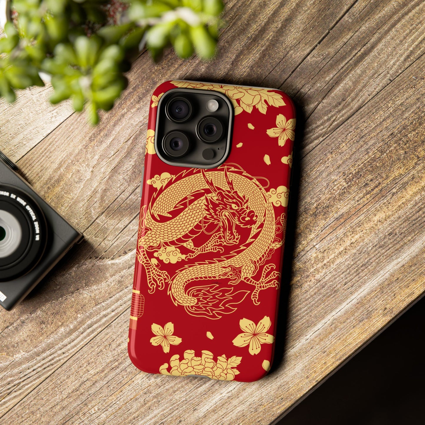 Year of the Dragon - Red and Gold Dragon - Tough Case