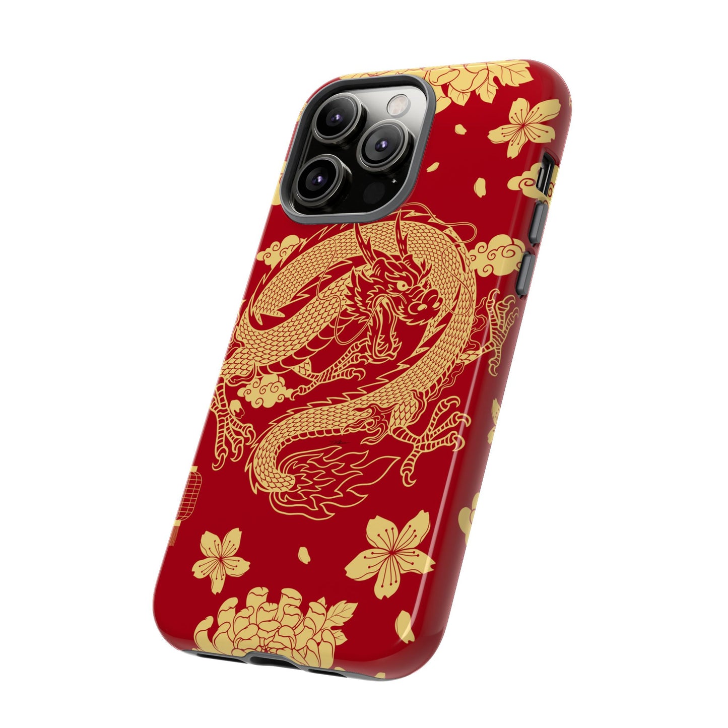 Year of the Dragon - Red and Gold Dragon - Tough Case
