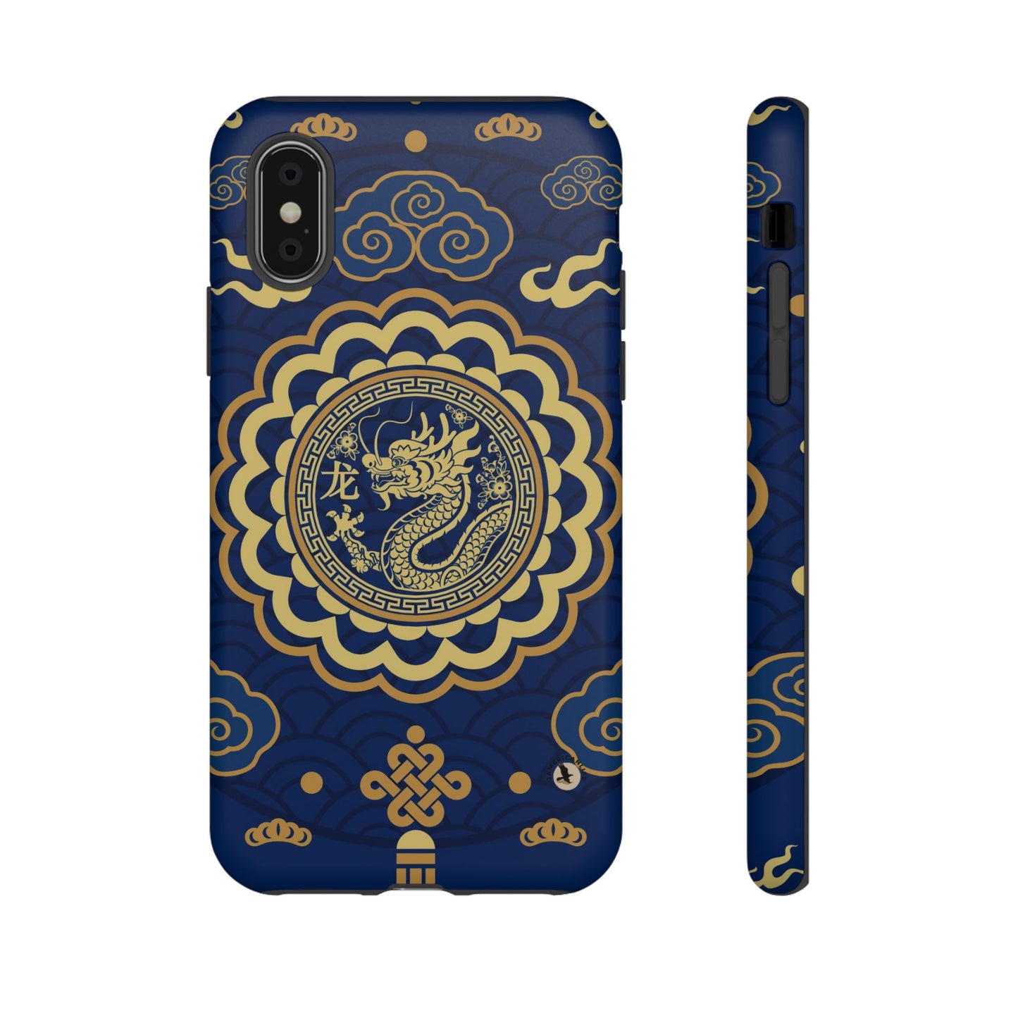 Year of the Dragon - Blue and Gold Dragon Phone Case