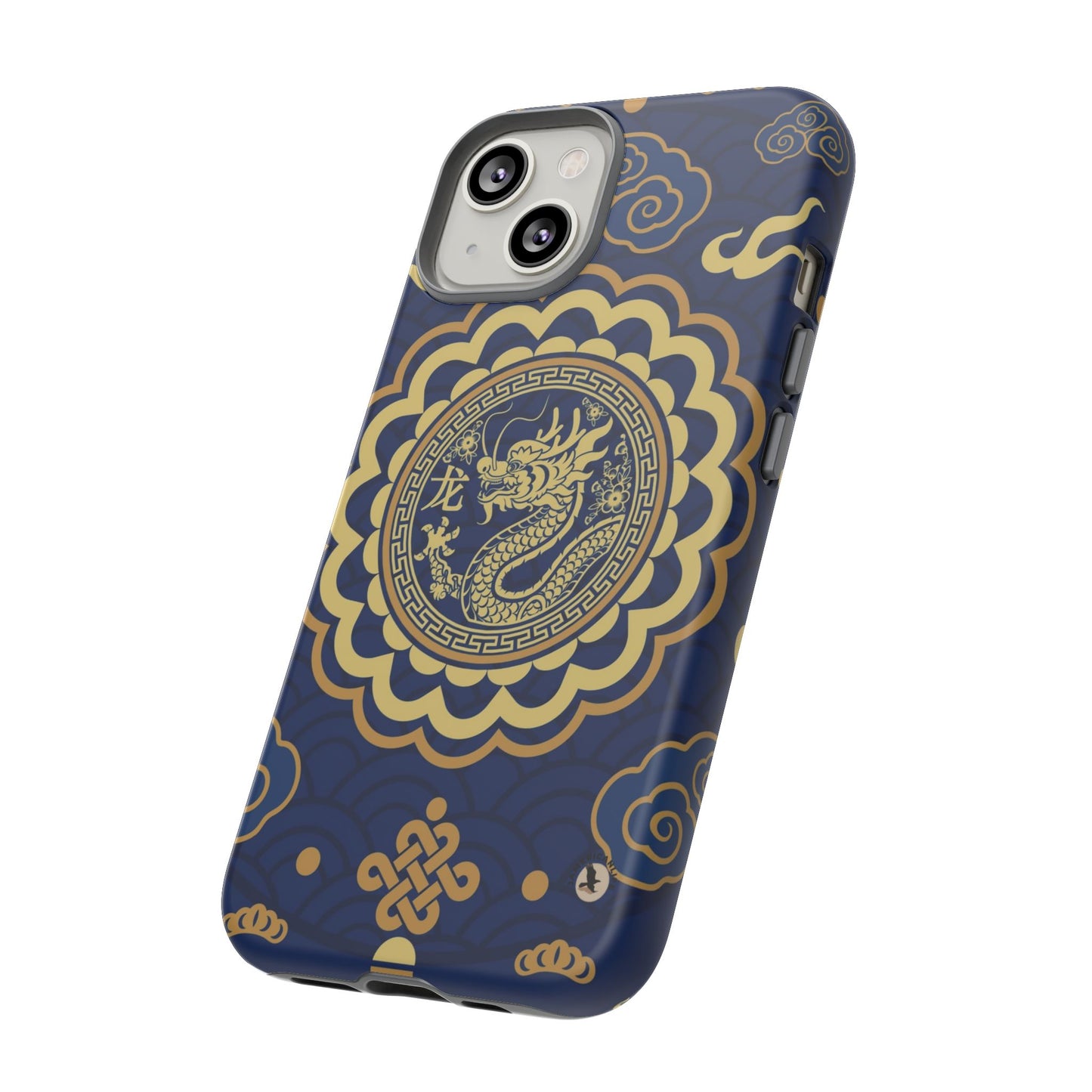 Year of the Dragon - Blue and Gold Dragon Phone Case