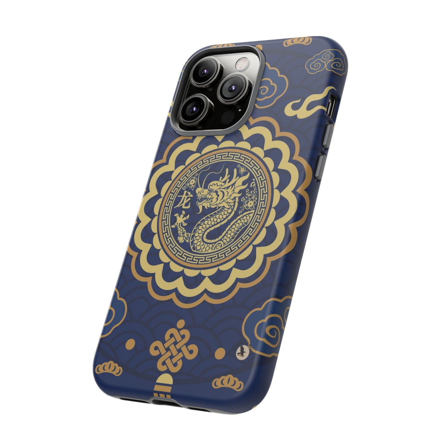 Year of the Dragon - Blue and Gold Dragon Phone Case
