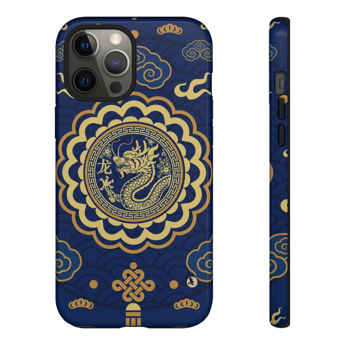 Year of the Dragon - Blue and Gold Dragon Phone Case