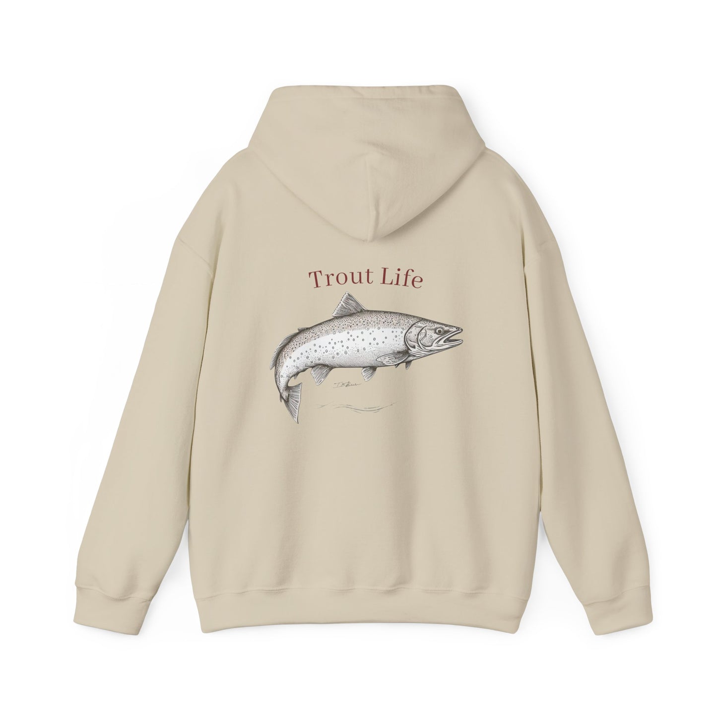 Trout Life(™)  Heavy Blend™ Hooded Sweatshirt