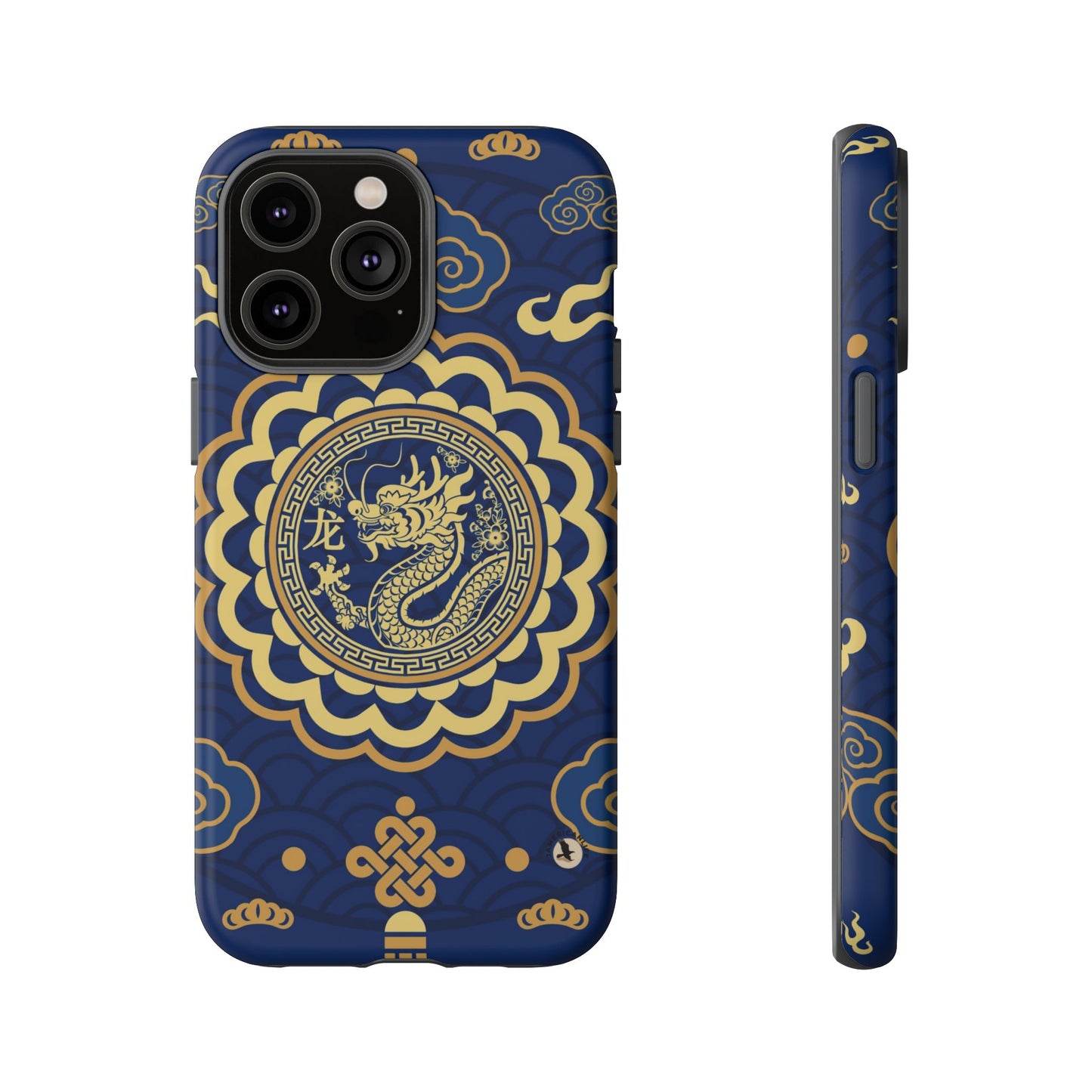 Year of the Dragon - Blue and Gold Dragon Phone Case
