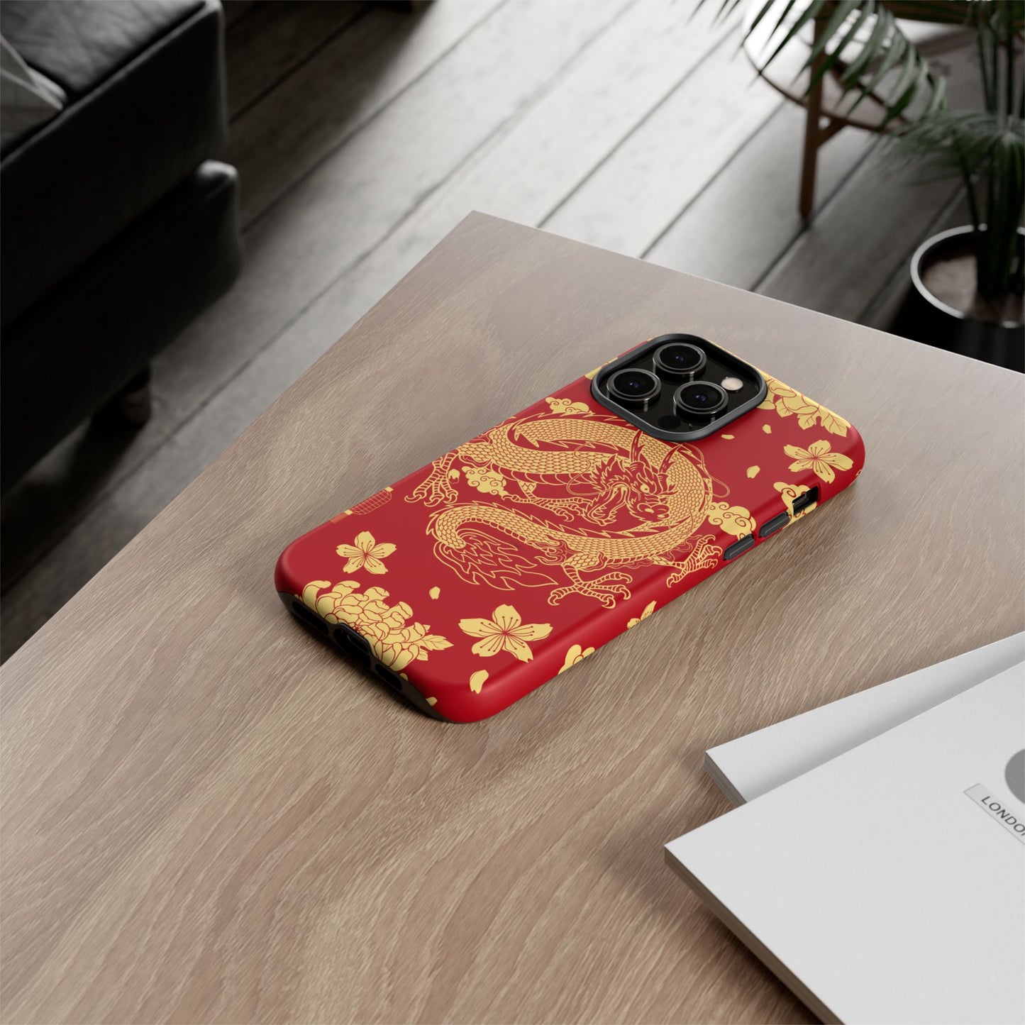 Year of the Dragon - Red and Gold Dragon - Tough Case