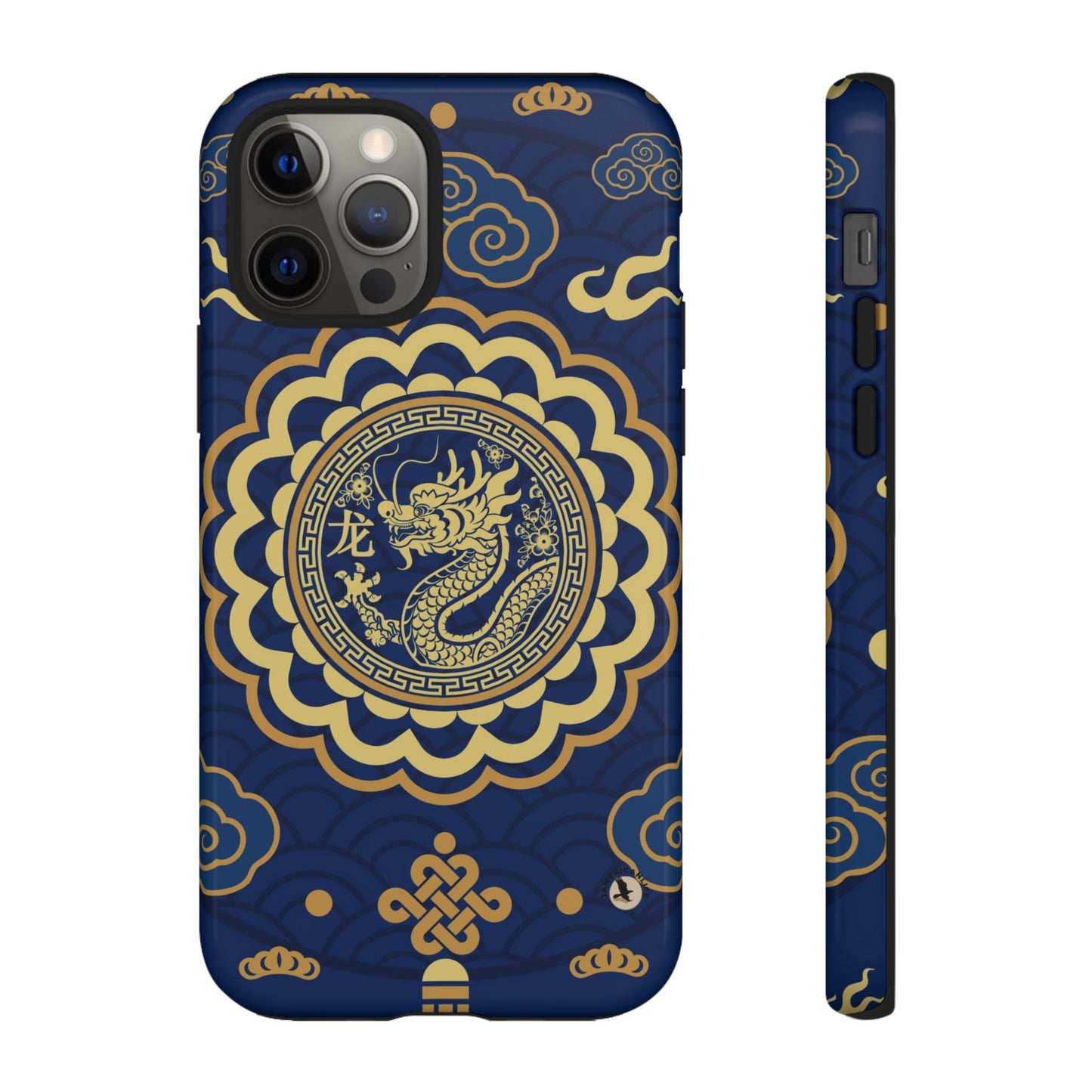 Year of the Dragon - Blue and Gold Dragon Phone Case