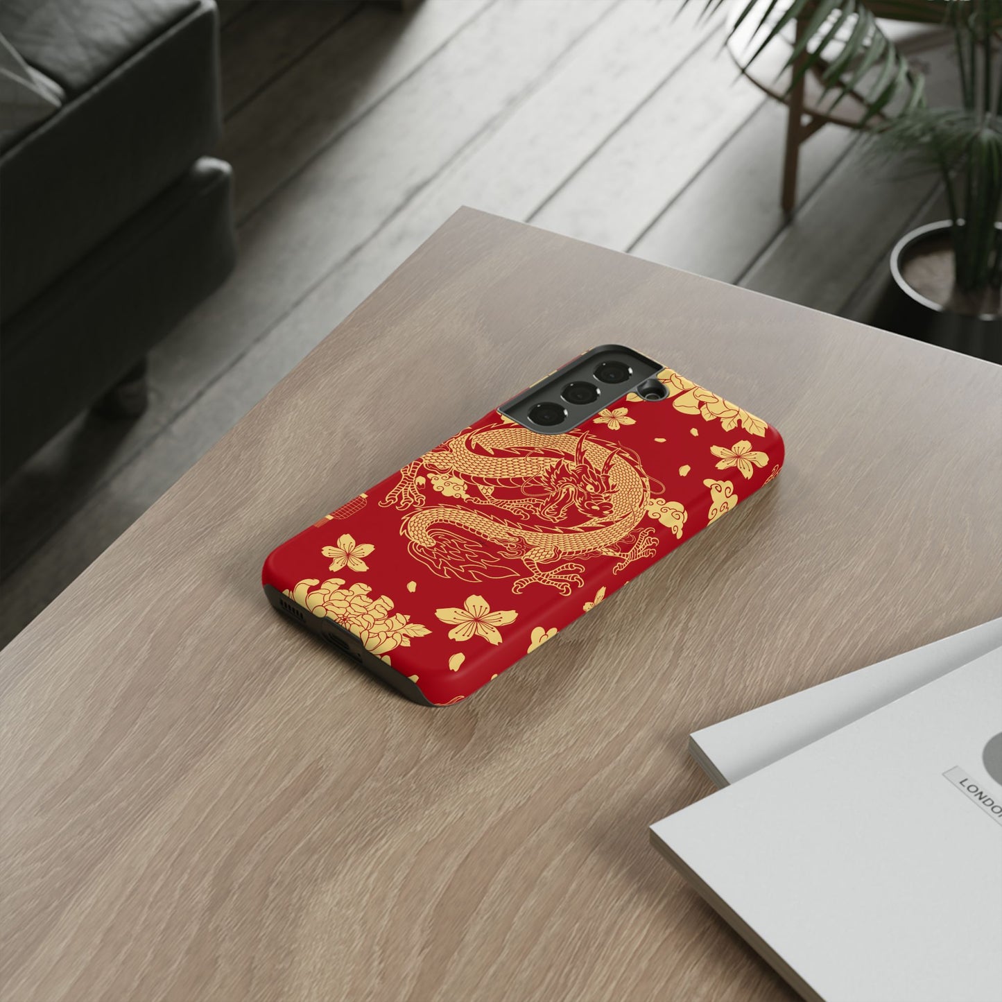 Year of the Dragon - Red and Gold Dragon - Tough Case