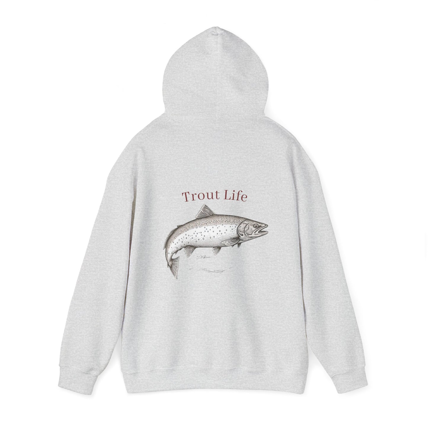Trout Life(™)  Heavy Blend™ Hooded Sweatshirt
