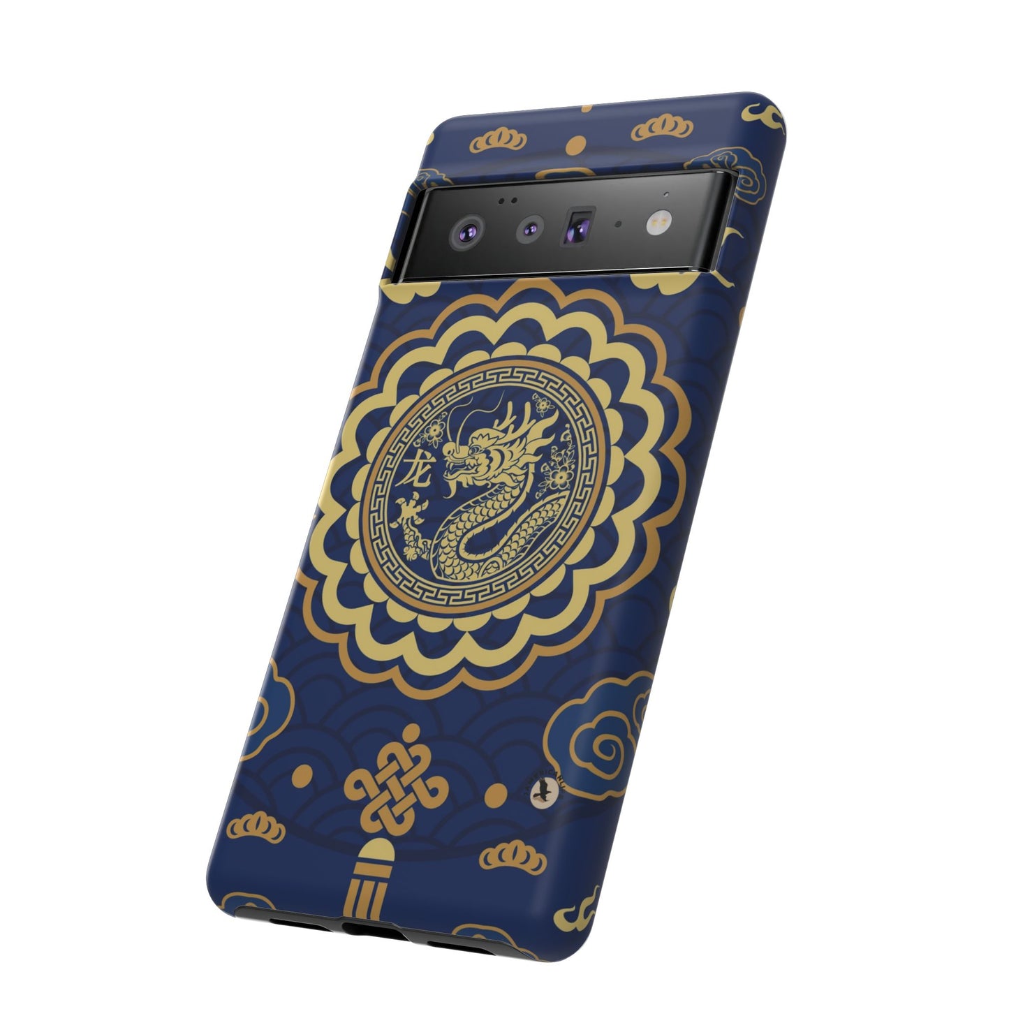 Year of the Dragon - Blue and Gold Dragon Phone Case