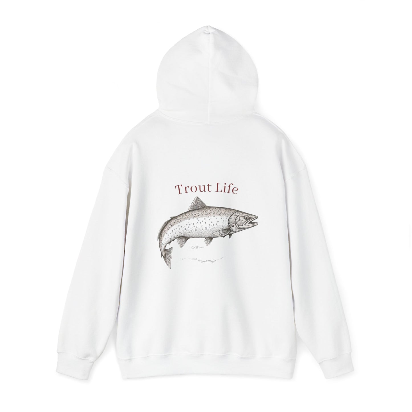 Trout Life(™)  Heavy Blend™ Hooded Sweatshirt