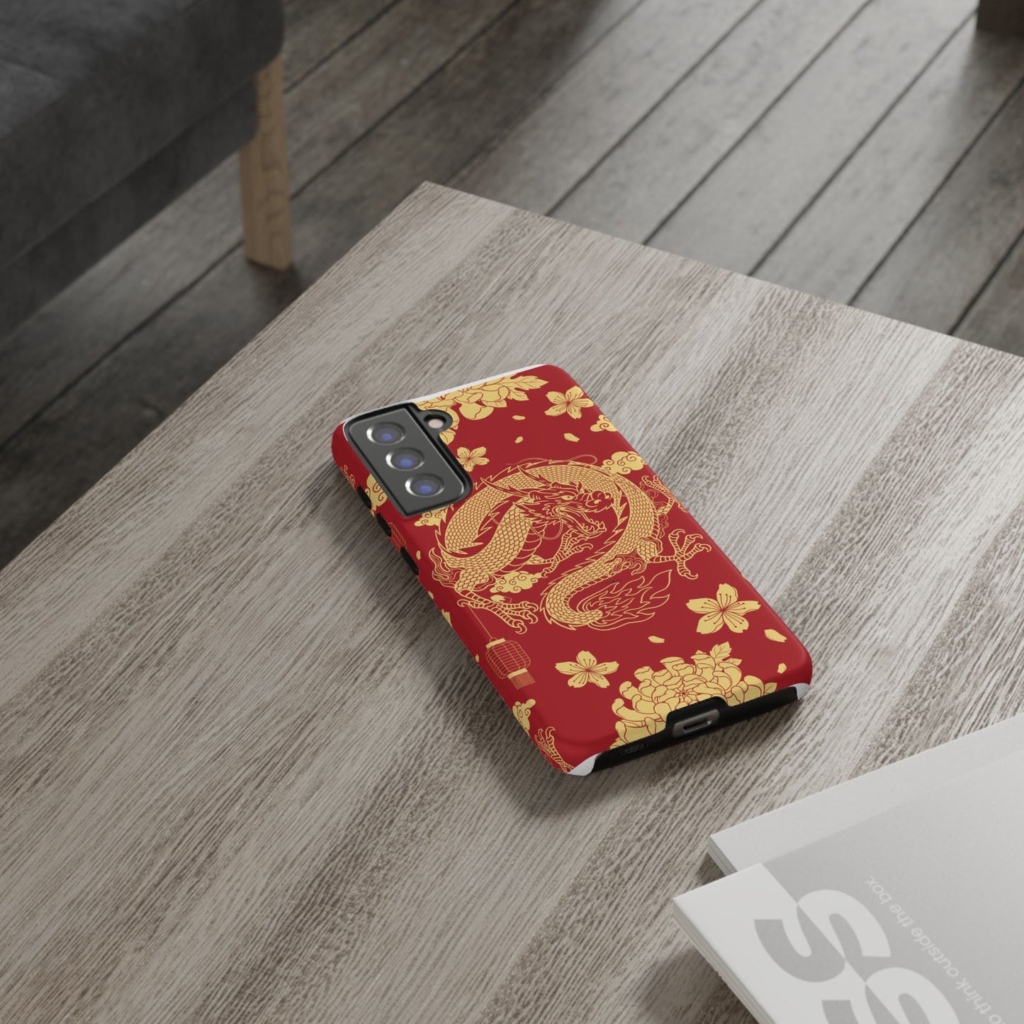 Year of the Dragon - Red and Gold Dragon - Tough Case