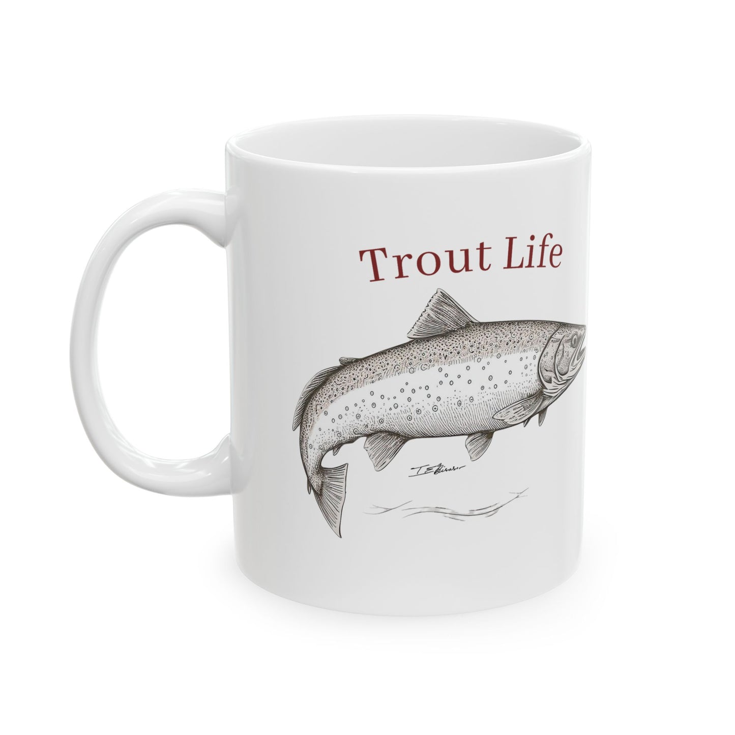 Trout Life(™) Ceramic Mug (11oz)