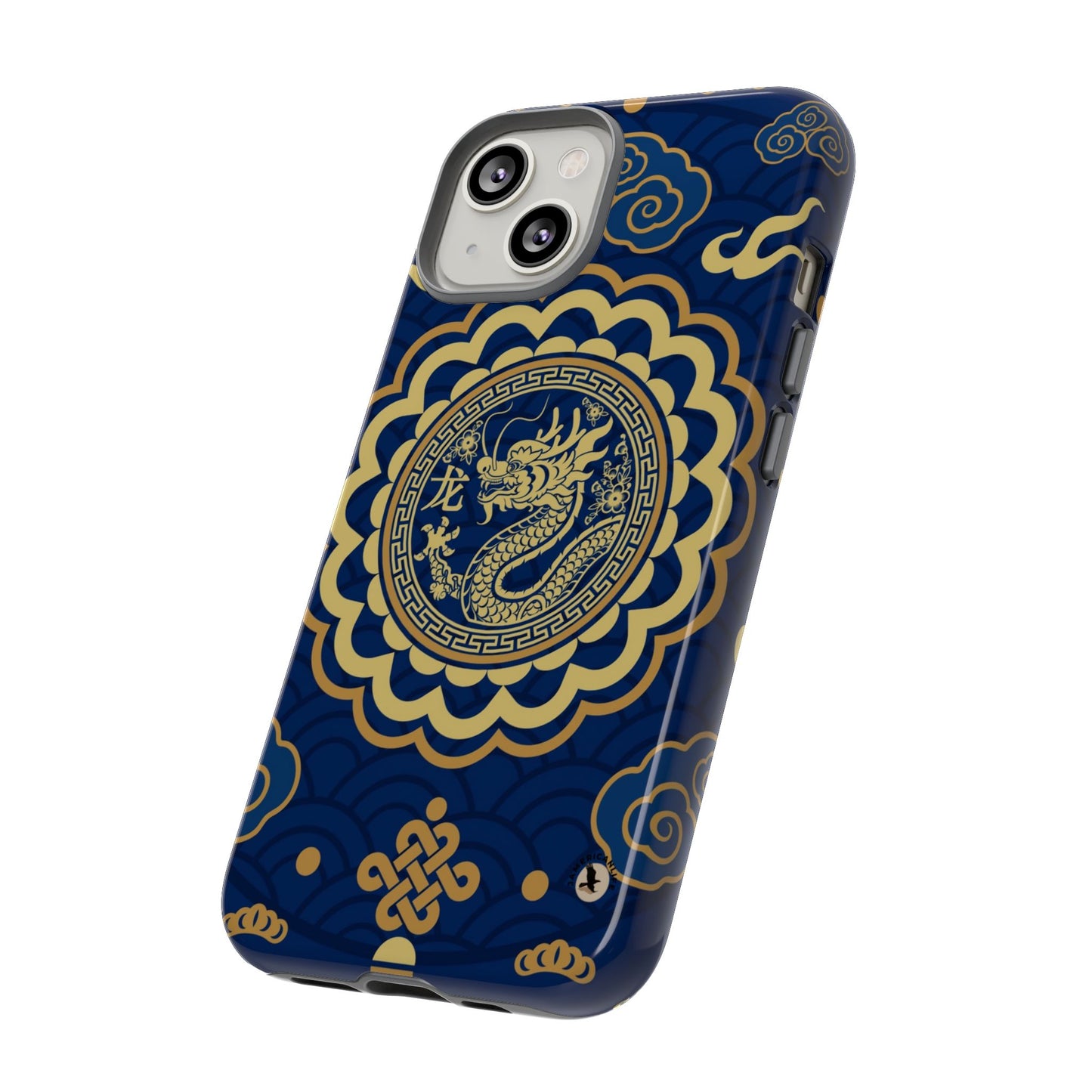Year of the Dragon - Blue and Gold Dragon Phone Case