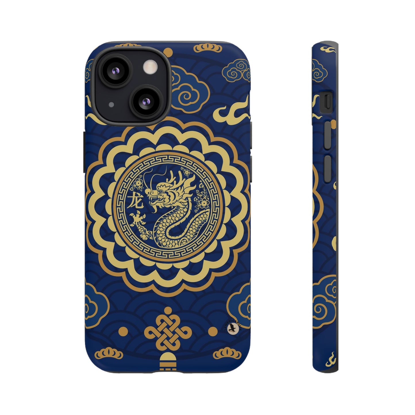 Year of the Dragon - Blue and Gold Dragon Phone Case