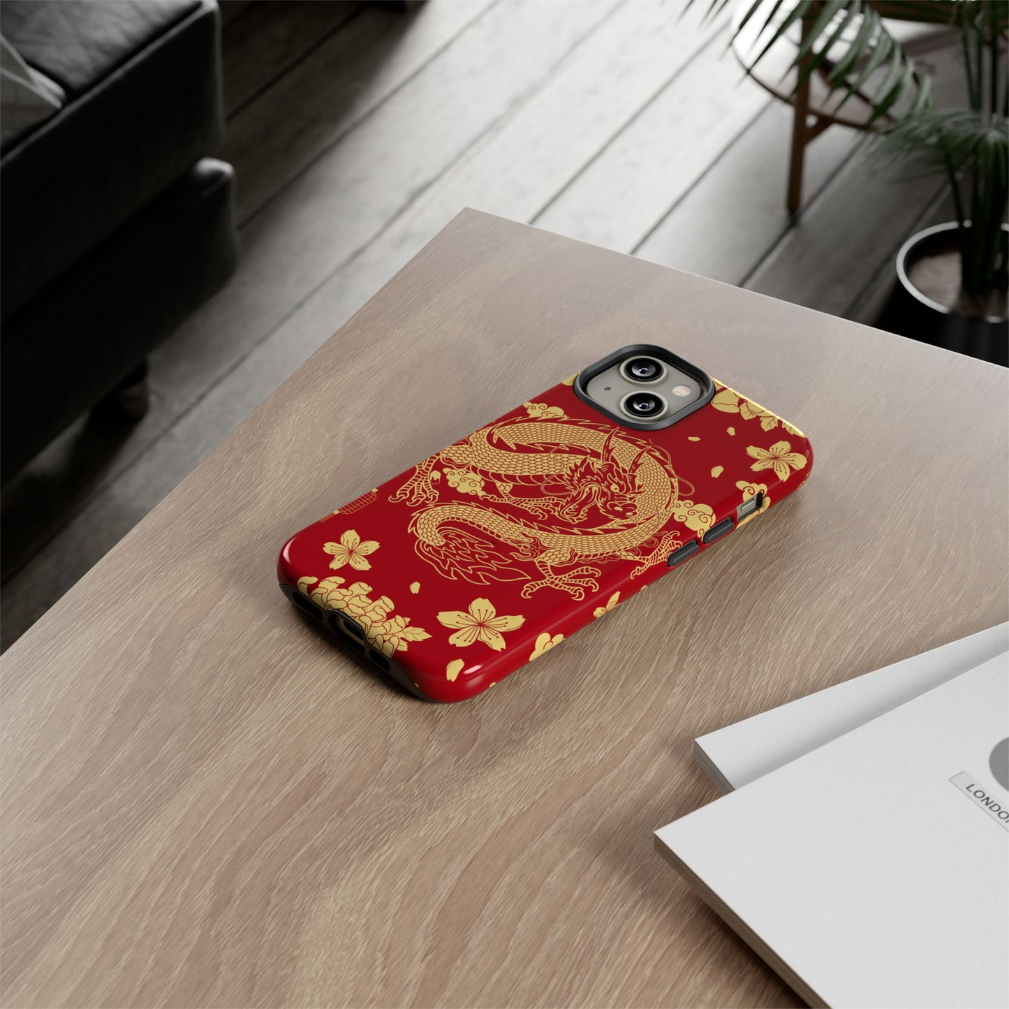 Year of the Dragon - Red and Gold Dragon - Tough Case