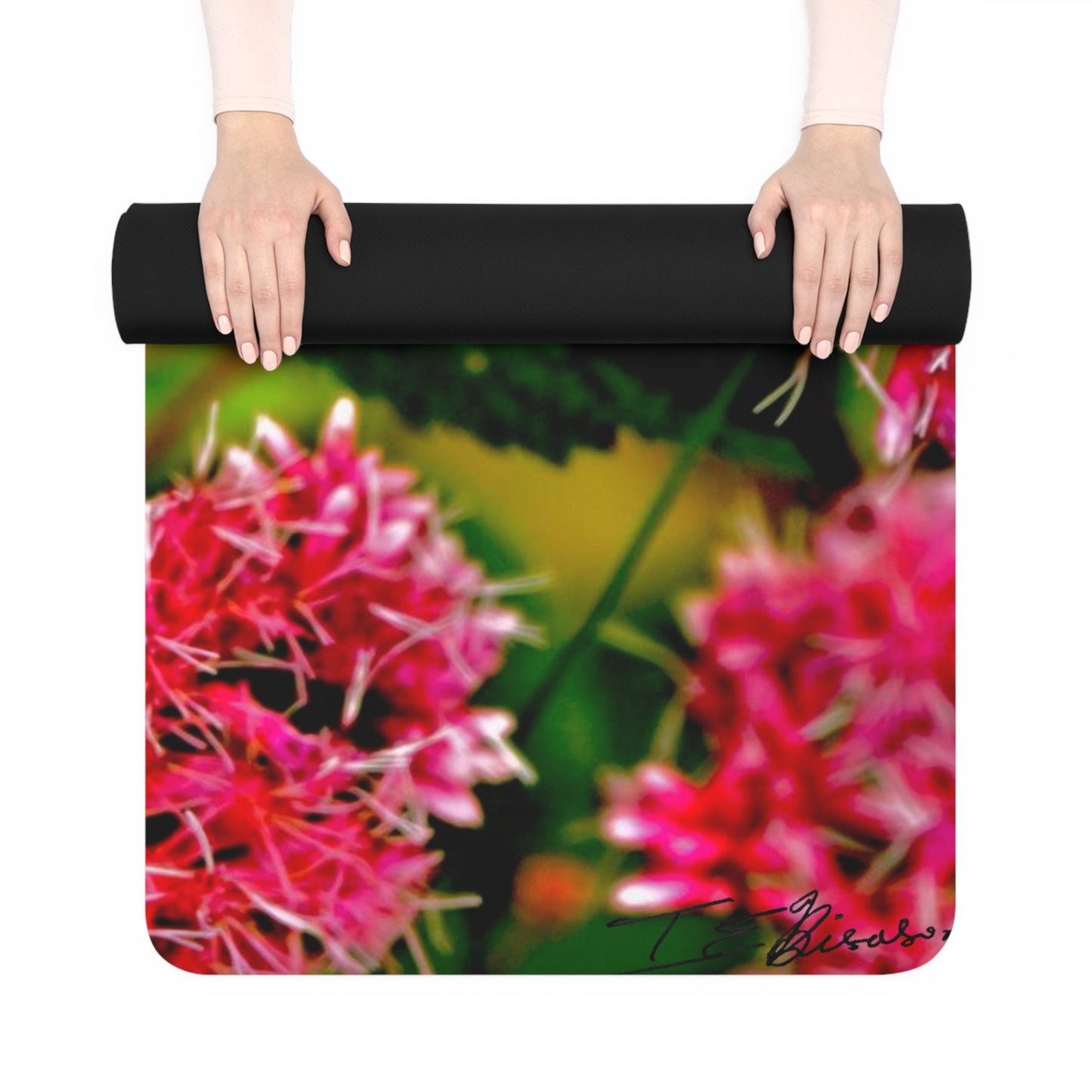 Beautiful Flower Yoga Mat