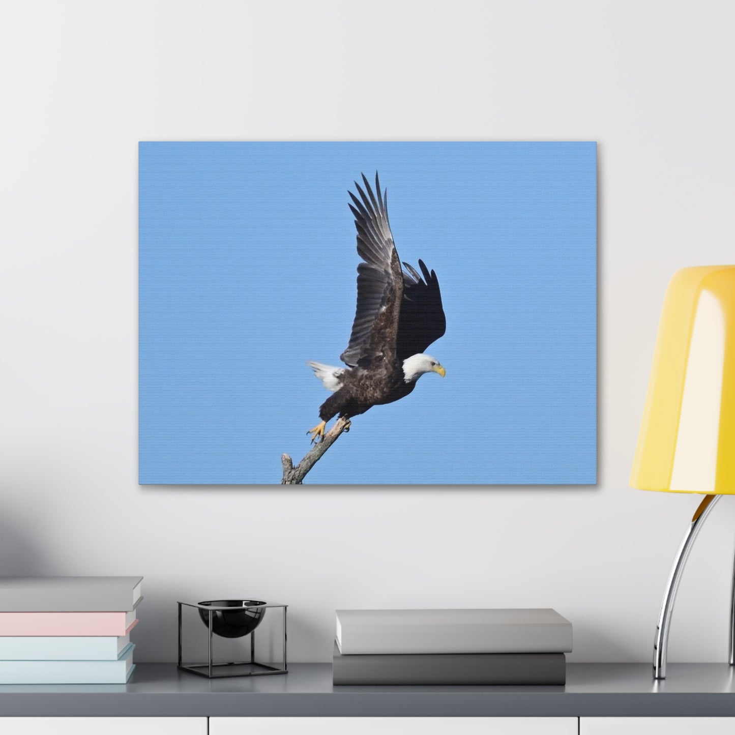 Majestic Bald Eagle Photograph on Canvas