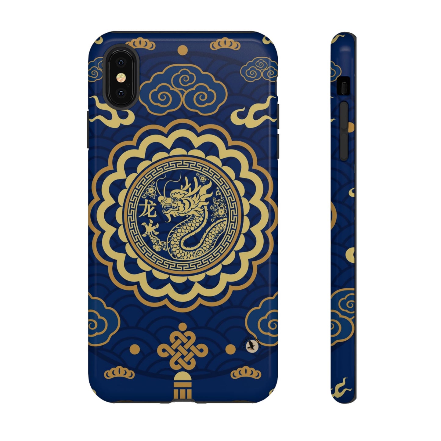 Year of the Dragon - Blue and Gold Dragon Phone Case