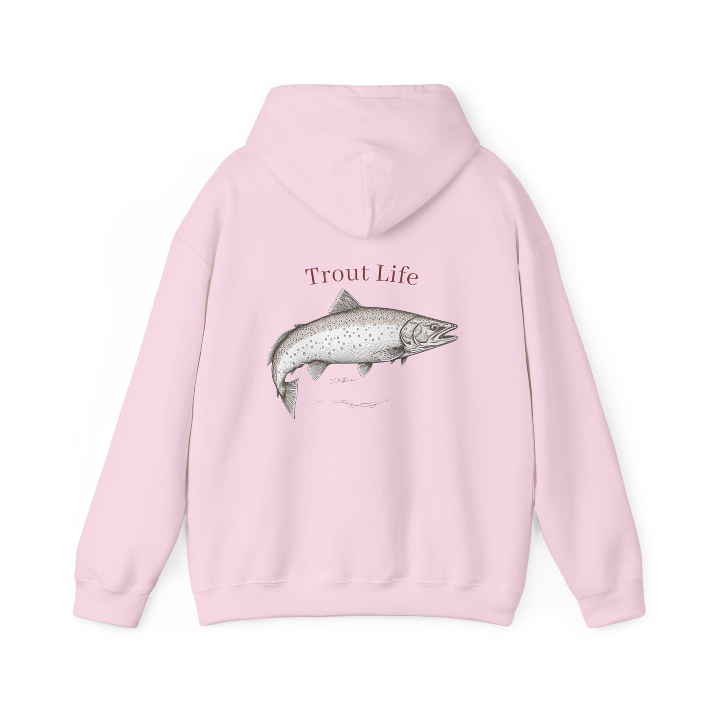 Trout Life(™)  Heavy Blend™ Hooded Sweatshirt