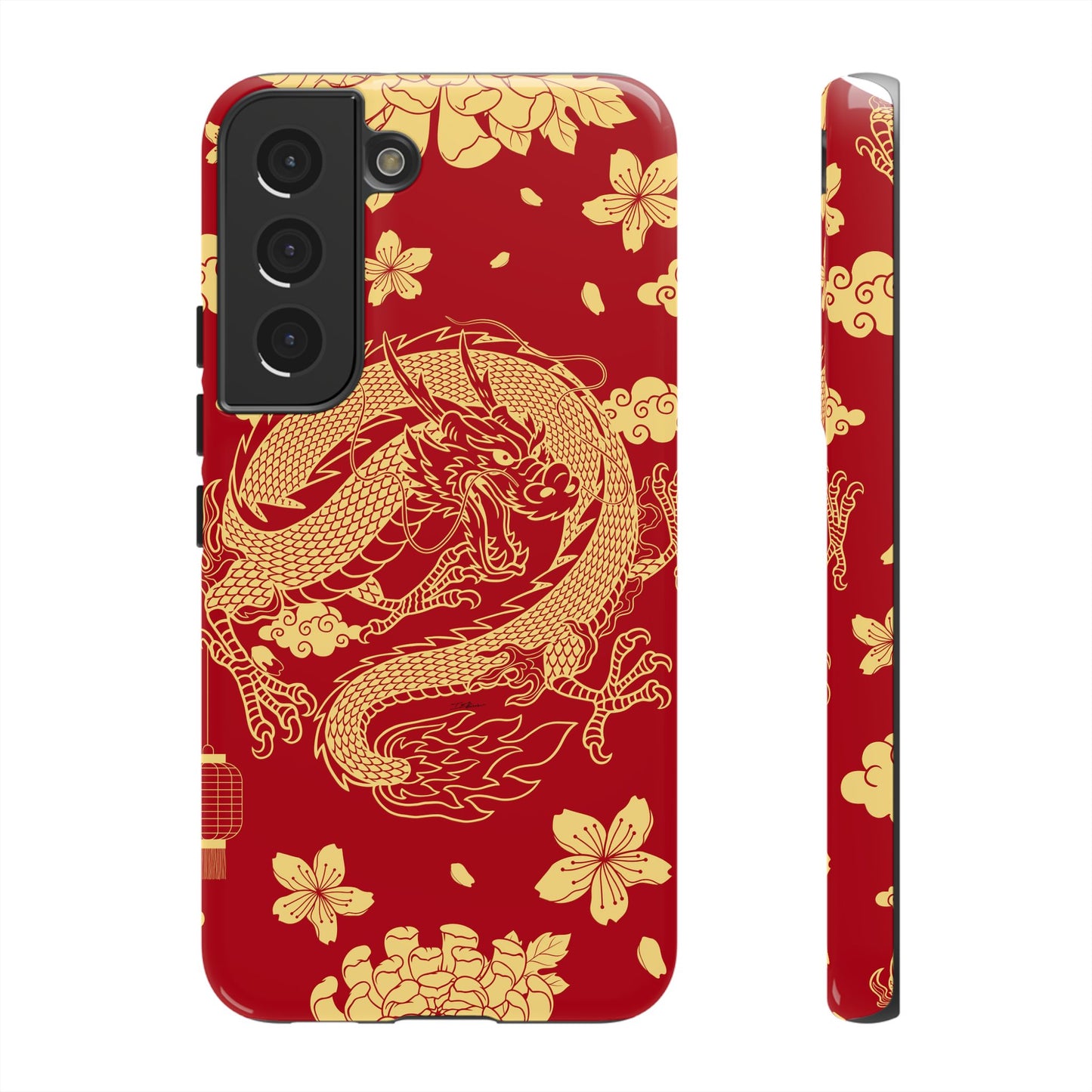 Year of the Dragon - Red and Gold Dragon - Tough Case