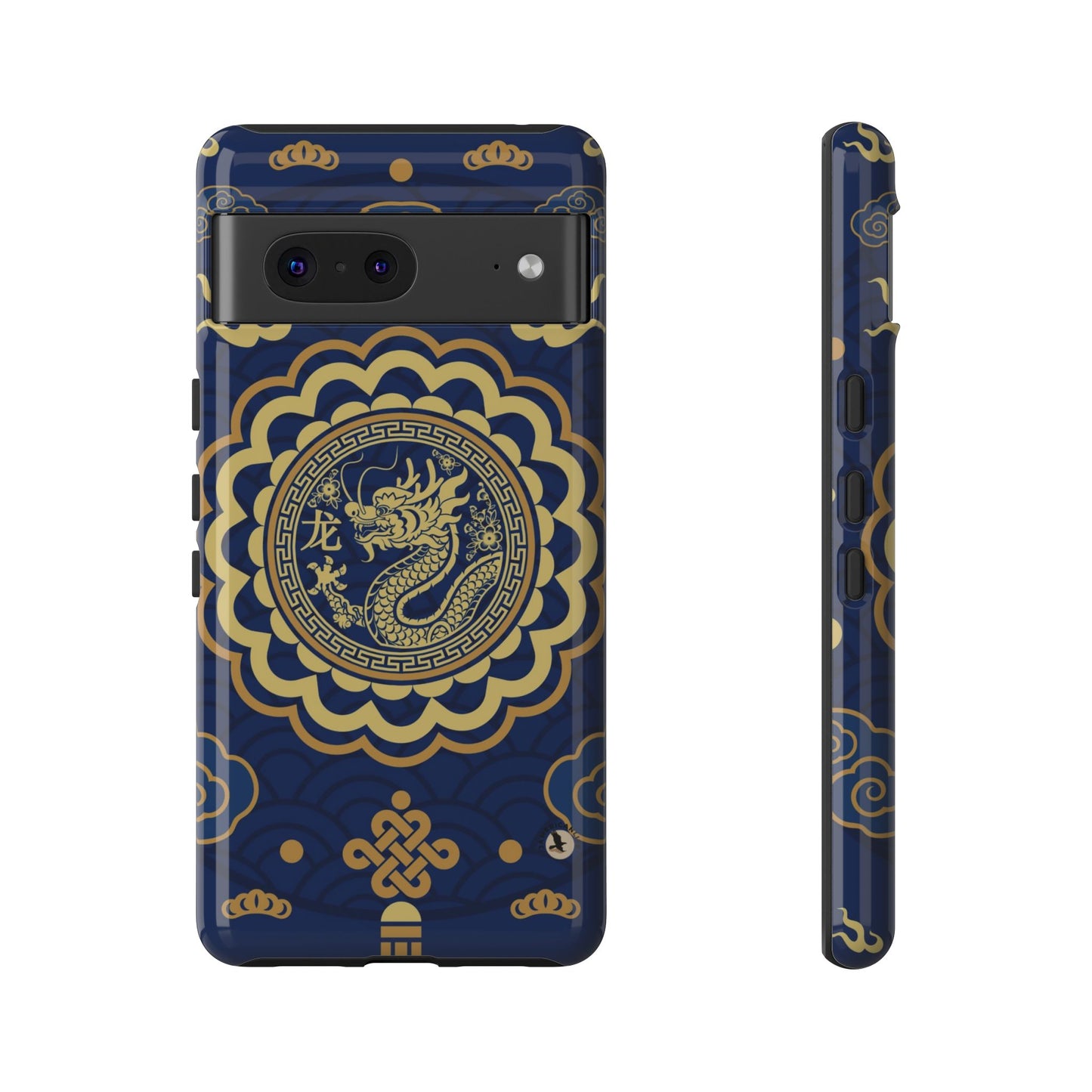 Year of the Dragon - Blue and Gold Dragon Phone Case