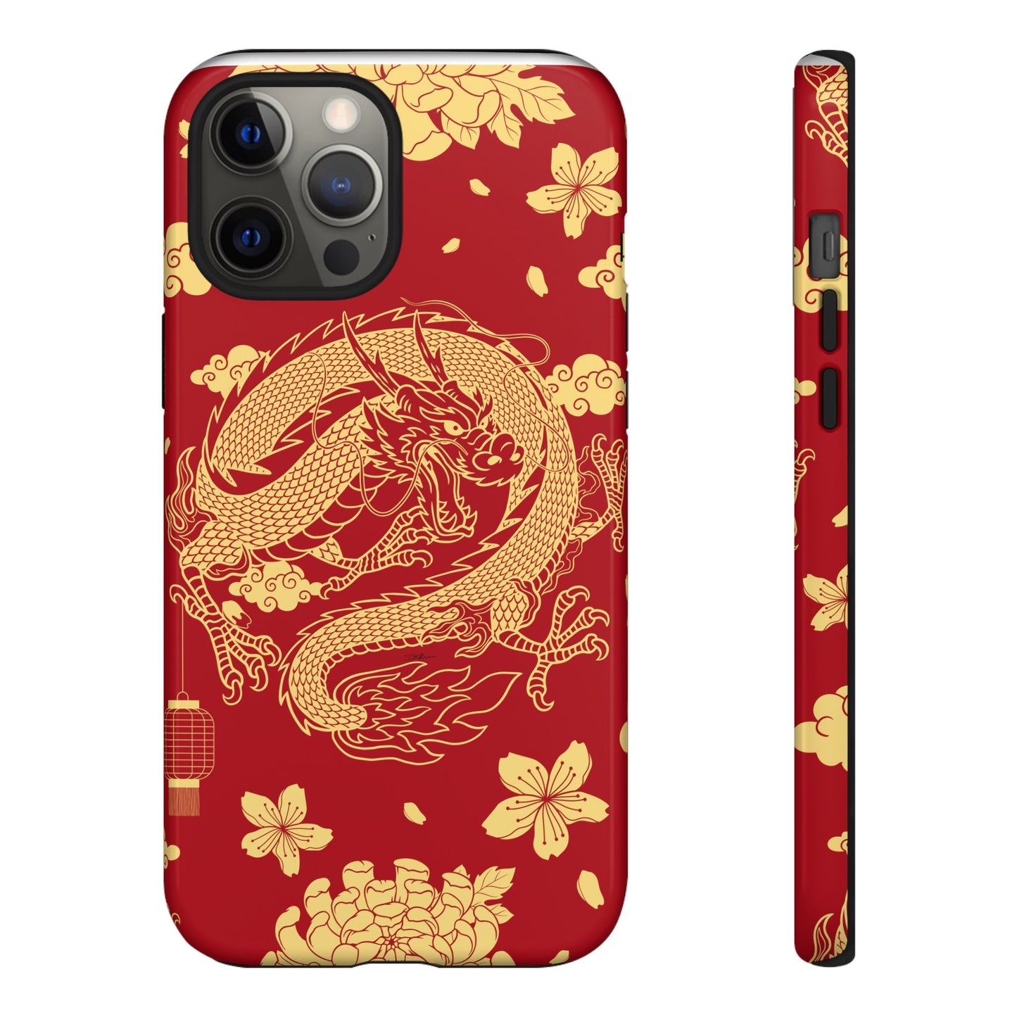 Year of the Dragon - Red and Gold Dragon - Tough Case
