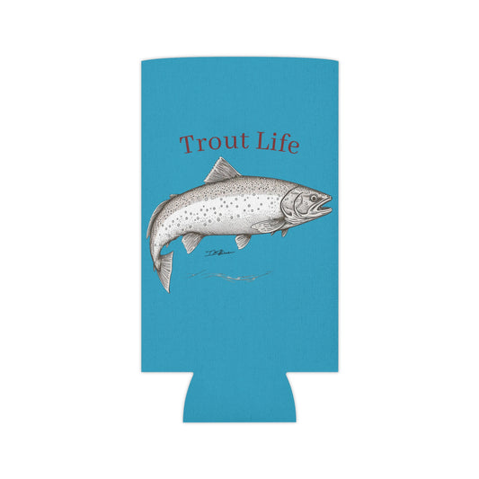 Trout Life Can Cooler