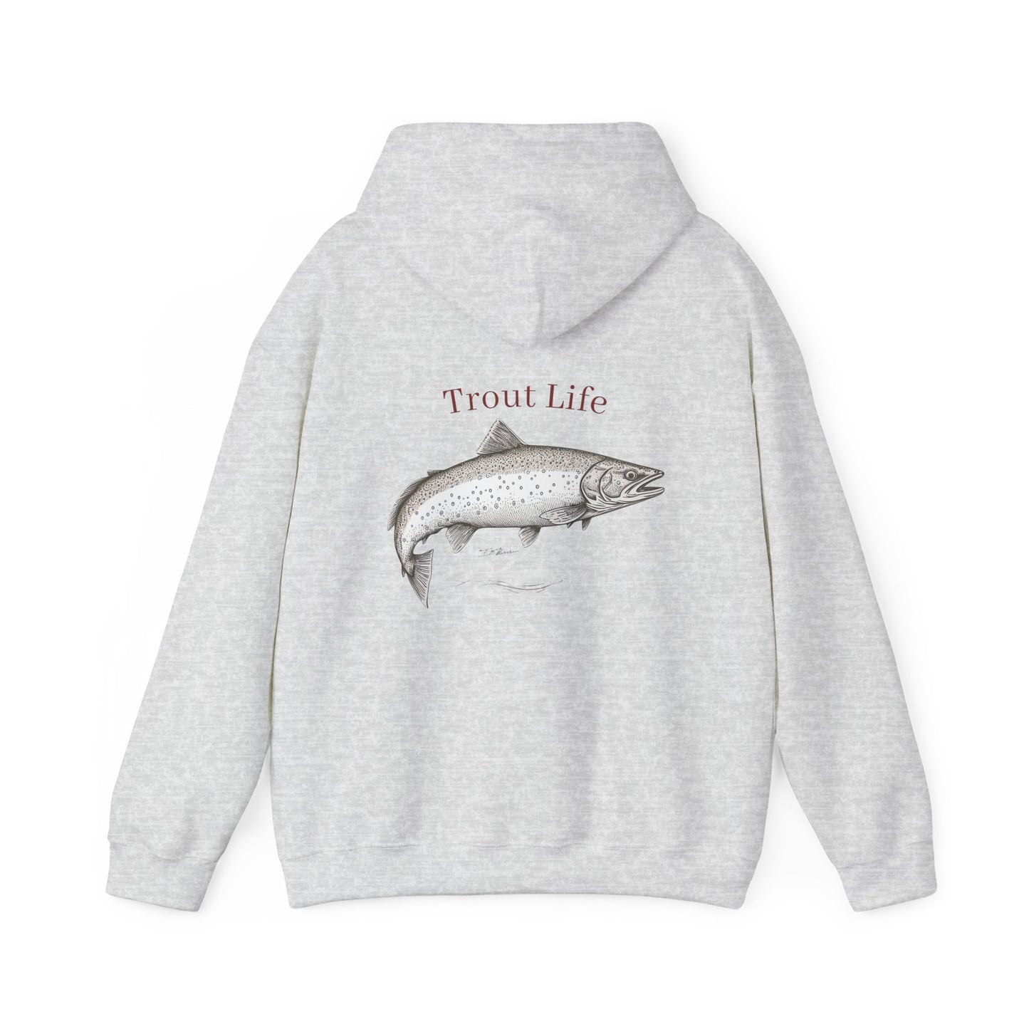 Trout Life(™)  Heavy Blend™ Hooded Sweatshirt