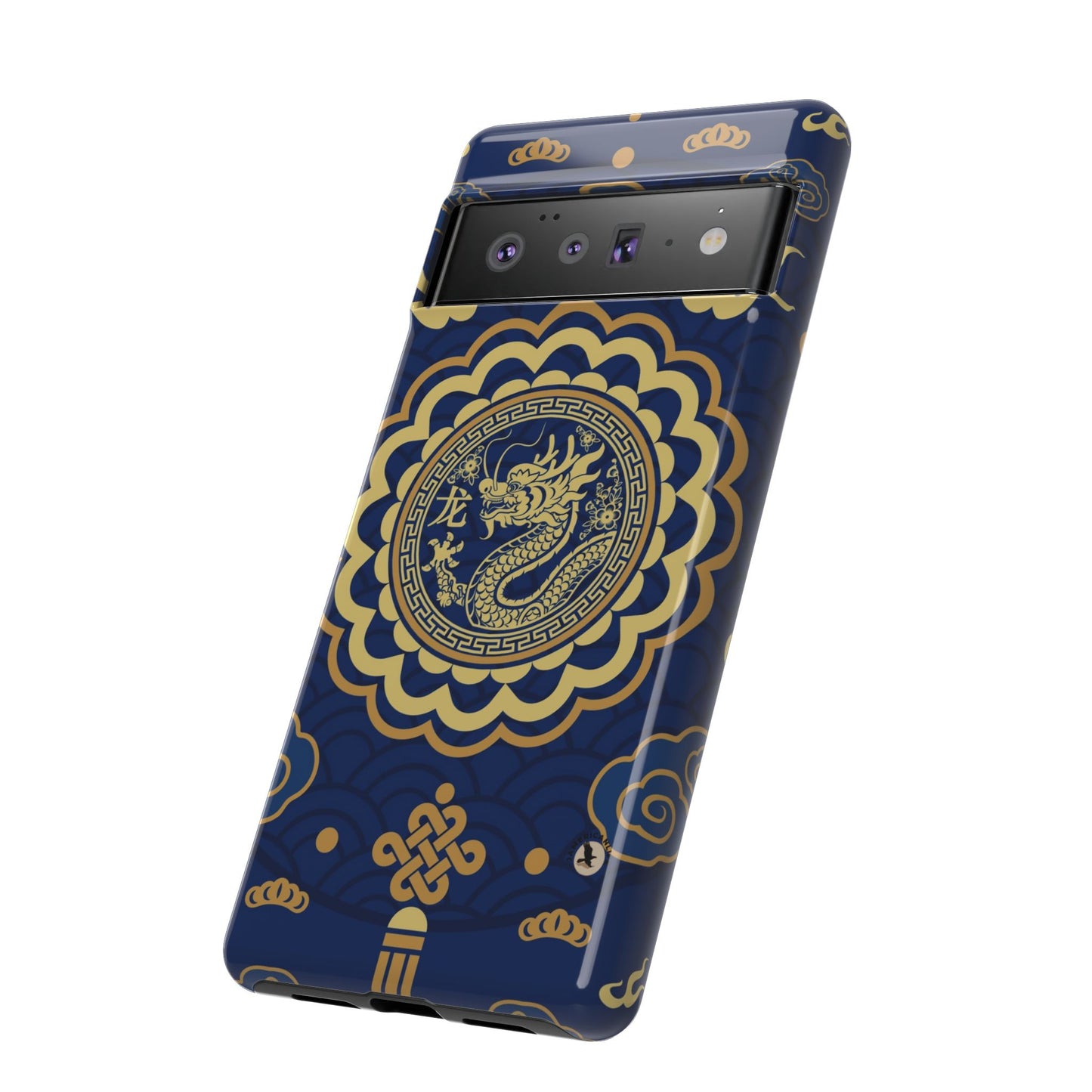Year of the Dragon - Blue and Gold Dragon Phone Case