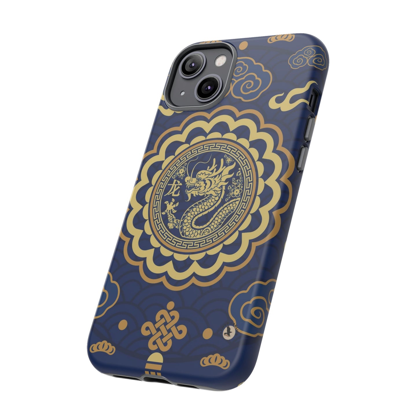 Year of the Dragon - Blue and Gold Dragon Phone Case