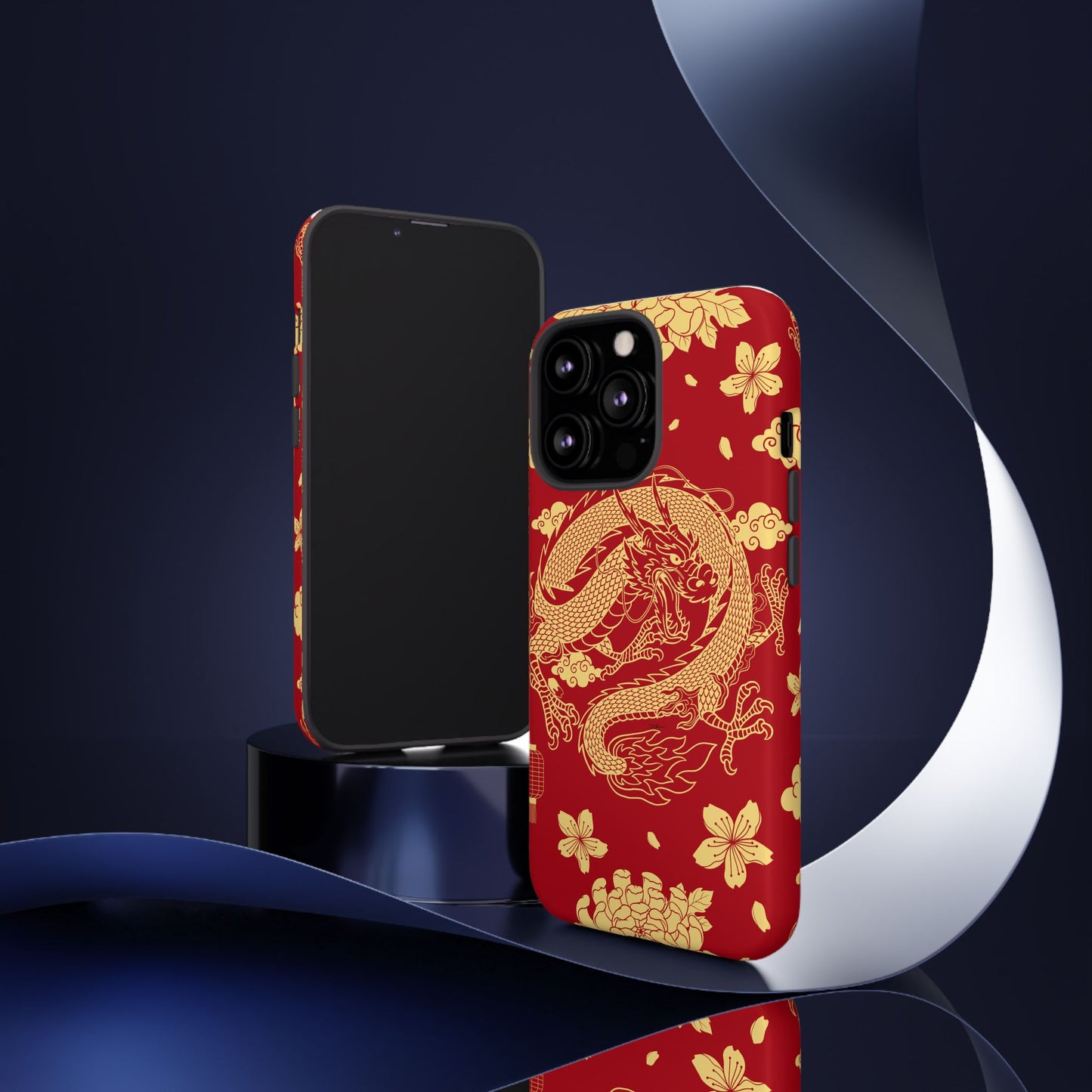 Year of the Dragon - Red and Gold Dragon - Tough Case