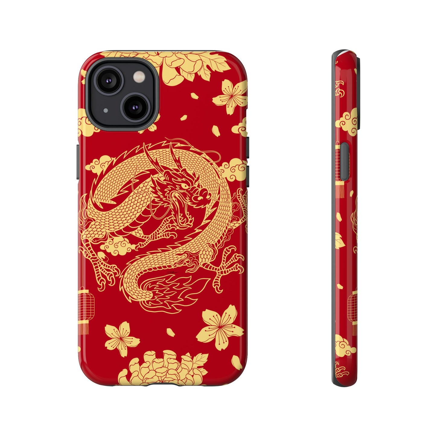 Year of the Dragon - Red and Gold Dragon - Tough Case