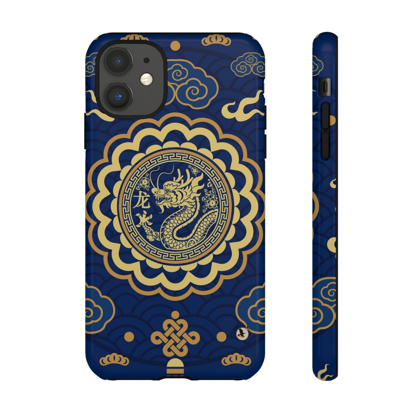 Year of the Dragon - Blue and Gold Dragon Phone Case