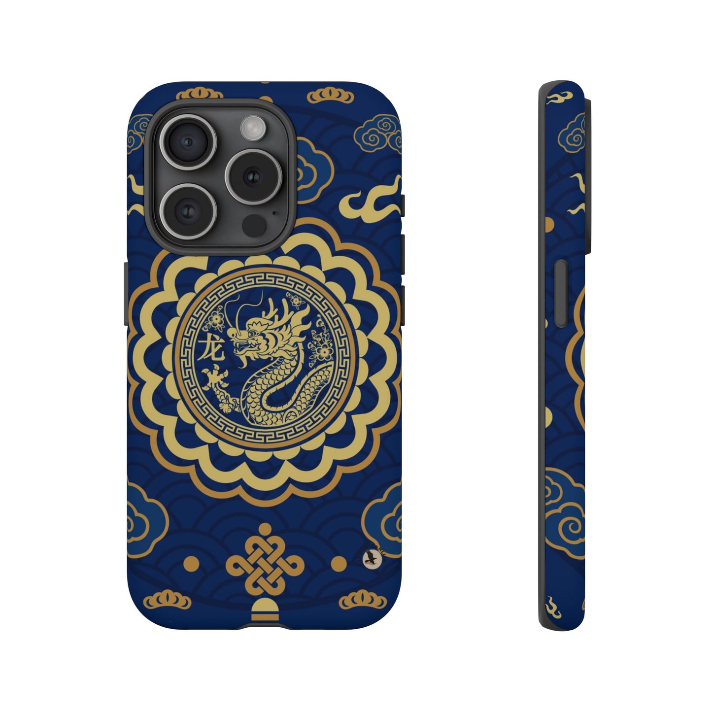 Year of the Dragon - Blue and Gold Dragon Phone Case